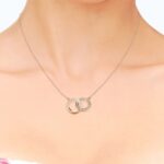 Elys 18K Rózsaarany bevonatú swarovski kristályos nyaklánc - Image 3