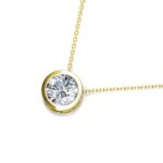 Ecco 18K Sárgaarany bevonatú swarovski kristályos nyaklánc - Image 3