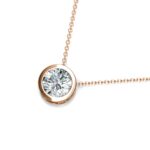 Gema 18K Rózsaarany bevonatú swarovski kristályos nyaklánc - Image 3