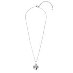 Koda Clover 18K Fehérarany bevonatú swarovski kristályos nyaklánc - Image 4