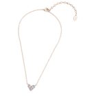 Szív 18K Rózsaarany bevonatú swarovski kristályos nyaklánc - Triangle - EkszerWebshop.hu