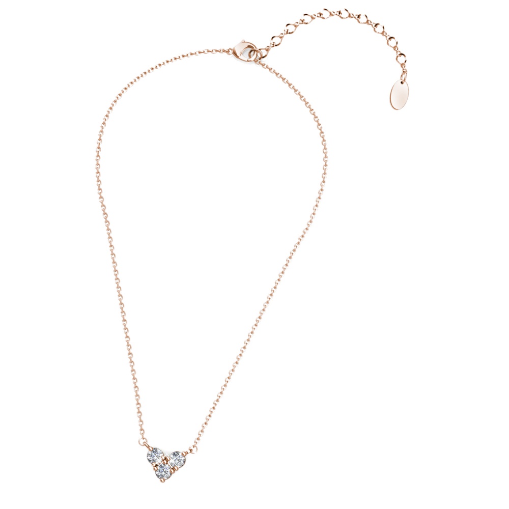 Szív 18K Rózsaarany bevonatú swarovski kristályos nyaklánc - Triangle - EkszerWebshop.hu Szív 18K Rózsaarany bevonatú swarovski kristályos nyaklánc - Triangle - EkszerWebshop.hu