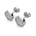 Glim 18K Fehérarany bevonatú swarovski kristályos fülbevaló - Image 4