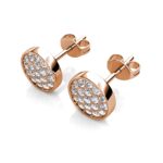 Glim 18K Rózsaarany bevonatú swarovski kristályos fülbevaló - Image 2