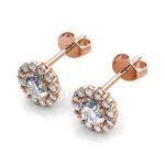 Petal 18K Rózsaarany bevonatú swarovski kristályos fülbevaló - Image 4