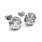 Zen 18K Fehérarany bevonatú swarovski kristályos fülbevaló - Image 5