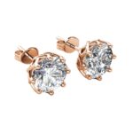 Zen 18K Rózsaarany bevonatú swarovski kristályos fülbevaló - Image 4