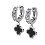 Ivory Clover 18K Fehérarany bevonatú swarovski kristályos fülbevaló - Image 5