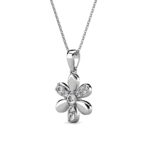 Orin 18K Fehérarany bevonatú swarovski kristályos nyaklánc - Image 2