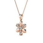 Pavo 18K Rózsaarany bevonatú swarovski kristályos nyaklánc