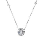 Jovi 18K Fehérarany bevonatú swarovski kristályos nyaklánc - Image 4