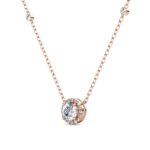 Jovi 18K Rózsaarany bevonatú swarovski kristályos nyaklánc - Image 2