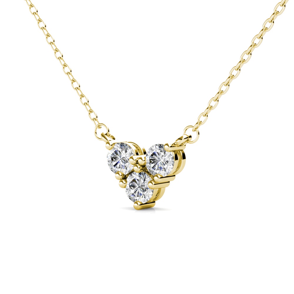 Szív 18K Sárgaarany bevonatú swarovski kristályos nyaklánc - Triangle - EkszerWebshop.hu Szív 18K Sárgaarany bevonatú swarovski kristályos nyaklánc - Triangle - EkszerWebshop.hu