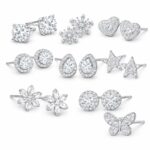 Egyedi bedugós ezüst fülbevalók - Szuper árak, gyors kiszállítás