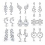 Különleges ezüst fülbevalók - gyors kiszállítás, legjobb árak