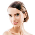 Apró 14K aranyozott bedugós ezüst fülbevaló - 1 karátos Moissanite gyémánt kővel, minimalista - Image 5