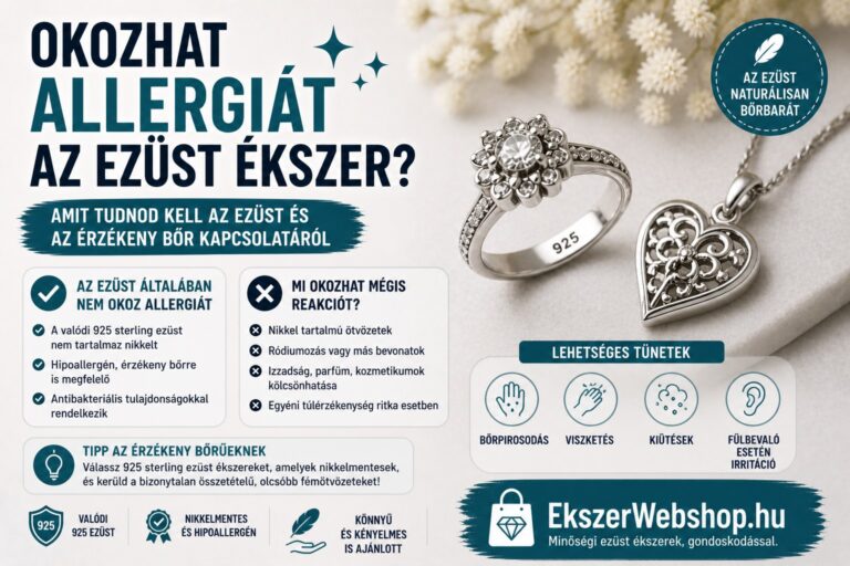 Okozhat allergiát az ezüst ékszer? - Ekszerwebshop.hu Okozhat allergiát az ezüst ékszer - Ezüst ékszer allergia - EkszerWebshop.hu