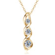 Modern 1.8 karátos Moissanite gyémánt 925 ezüst nyaklánc medállal