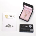 Szív 14K aranyozott ezüst nyaklánc 1 karátos Moissanite gyémánt köves medállal - Image 7