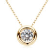 1 karátos Moissanite gyémánt 925 ezüst nyaklánc medállal