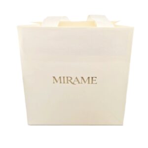 Elegáns ajándéktasak - Mirame - 13*13 cm, bézs