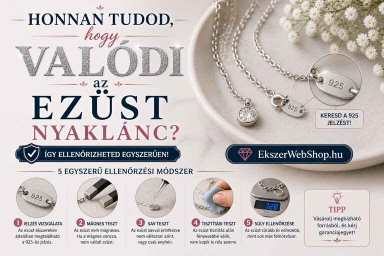 valódi ezüst nyaklánc felismerése - EkszerWebshop.hu
