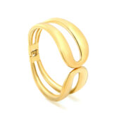 Vízálló 18K aranyozott hipoallergén nemesacél karkötő PVD bevonattal - Asia - EkszerWebshop.hu