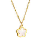 Clover 18K aranyozott vízálló hipoallergén nemesacél nyaklánc PVD bevonattal - EkszerWebshop.hu
