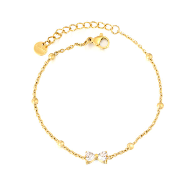 Vízálló 18K aranyozott hipoallergén nemesacél karkötő PVD bevonattal - Celestion - EkszerWebshop.hu