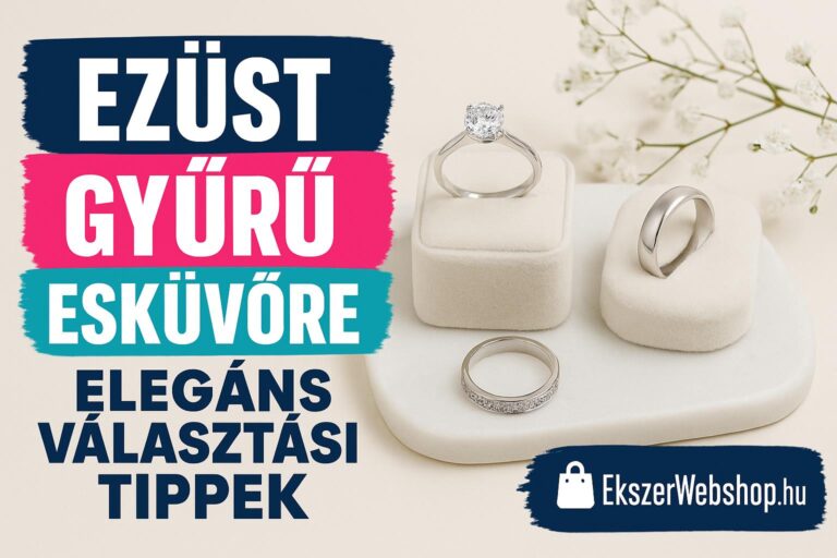 Ezüst gyűrű esküvőre – elegáns választási tippek- EkszerWebshop.hu