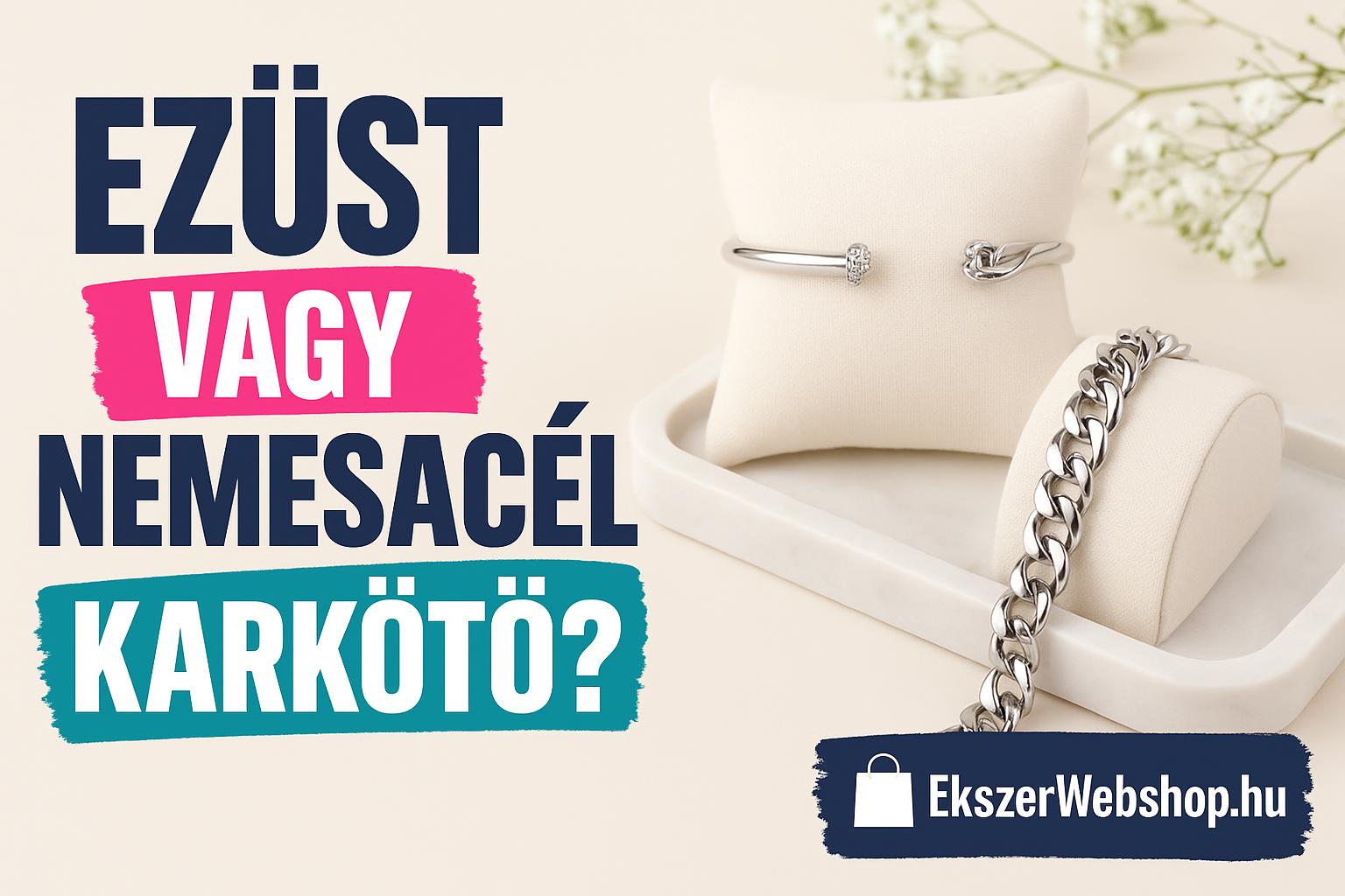 Ezüst vagy nemesacél karkötő? – Melyiket érdemes választani? - Ekszerwebshop.hu Ezüst vagy nemesacél karkötő?- EkszerWebshop.hu
