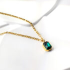 Emerald 18K aranyozott vízálló hipoallergén nemesacél nyaklánc PVD bevonattal - EkszerWebshop.hu