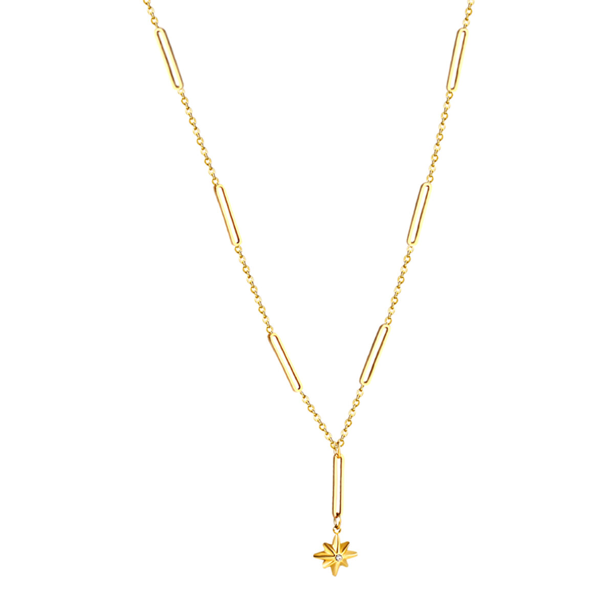 Minimalista 18K aranyozott vízálló hipoallergén nemesacél nyaklánc PVD bevonattal - EkszerWebshop.hu Minimalista 18K aranyozott vízálló hipoallergén nemesacél nyaklánc PVD bevonattal - EkszerWebshop.hu