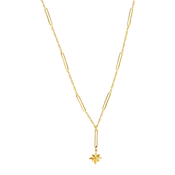 Minimalista 18K aranyozott vízálló hipoallergén nemesacél nyaklánc PVD bevonattal - EkszerWebshop.hu