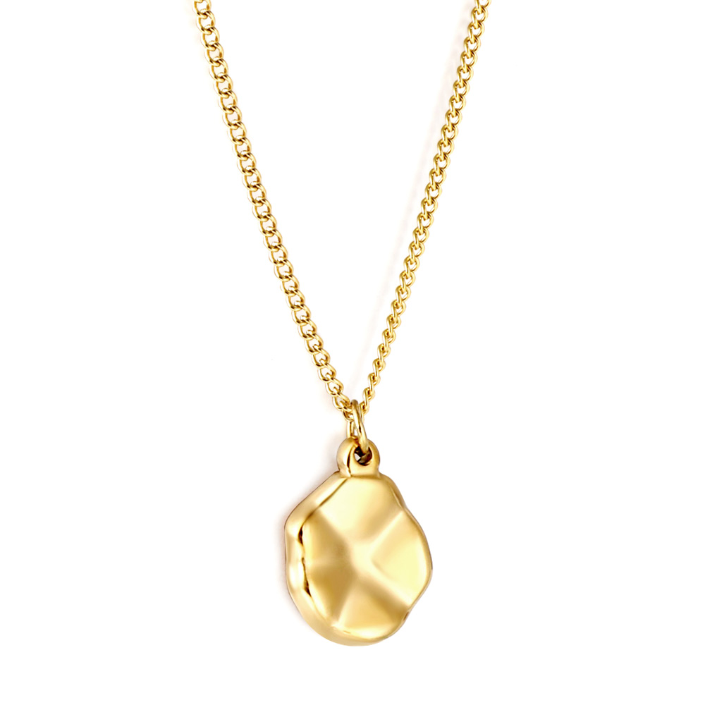 Clover 18K aranyozott vízálló hipoallergén nemesacél nyaklánc PVD bevonattal Clover 18K aranyozott vízálló hipoallergén nemesacél nyaklánc PVD bevonattal