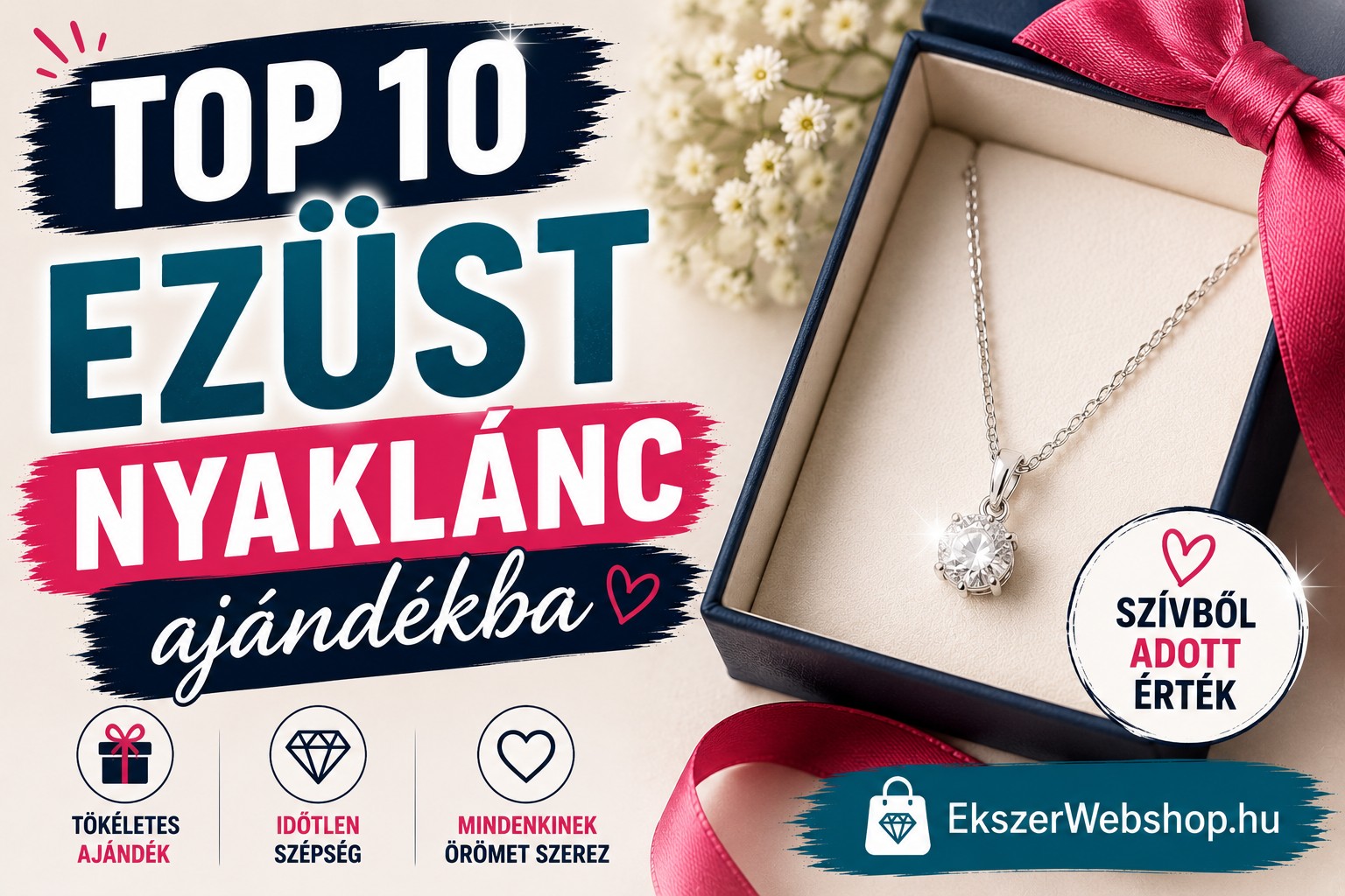 TOP10 ezüst nyaklánc ajándékba-EkszerWebshop.hu