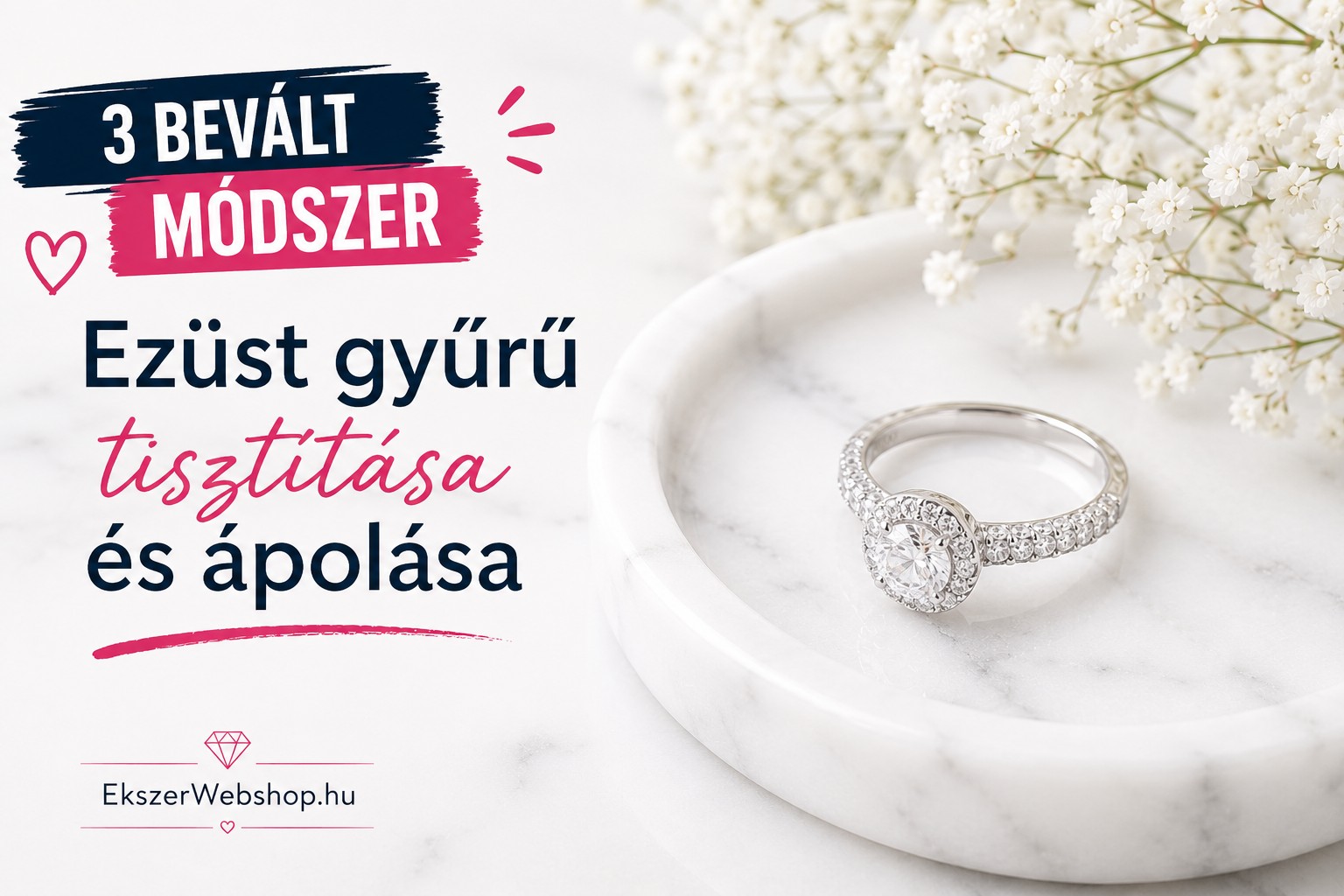 Ezüst gyűrű tisztítása és ápolása: 3 bevált módszer - Ekszerwebshop.hu ezüst gyűrű tisztítás és ápolása - 3 bevált módszer - EkszerWebshop.hu