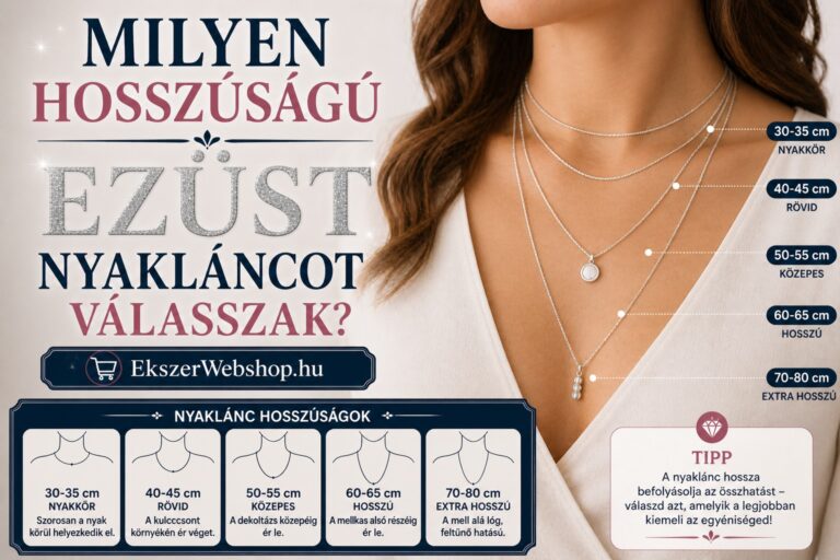 Milyen hosszúságú ezüst nyakláncot válassz? - EkszerWebshop.hu