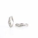 925 Sterling ezüst karika fülbevalók - EkszerWebshop (2).hu