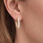 925 Sterling ezüst karika fülbevalók - EkszerWebshop (27).hu
