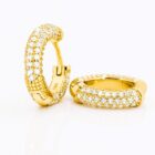LE24E108220-YG-14k-aranyozott-ezüst karika fülbevaló - EkszerWebshop.hu-main-10