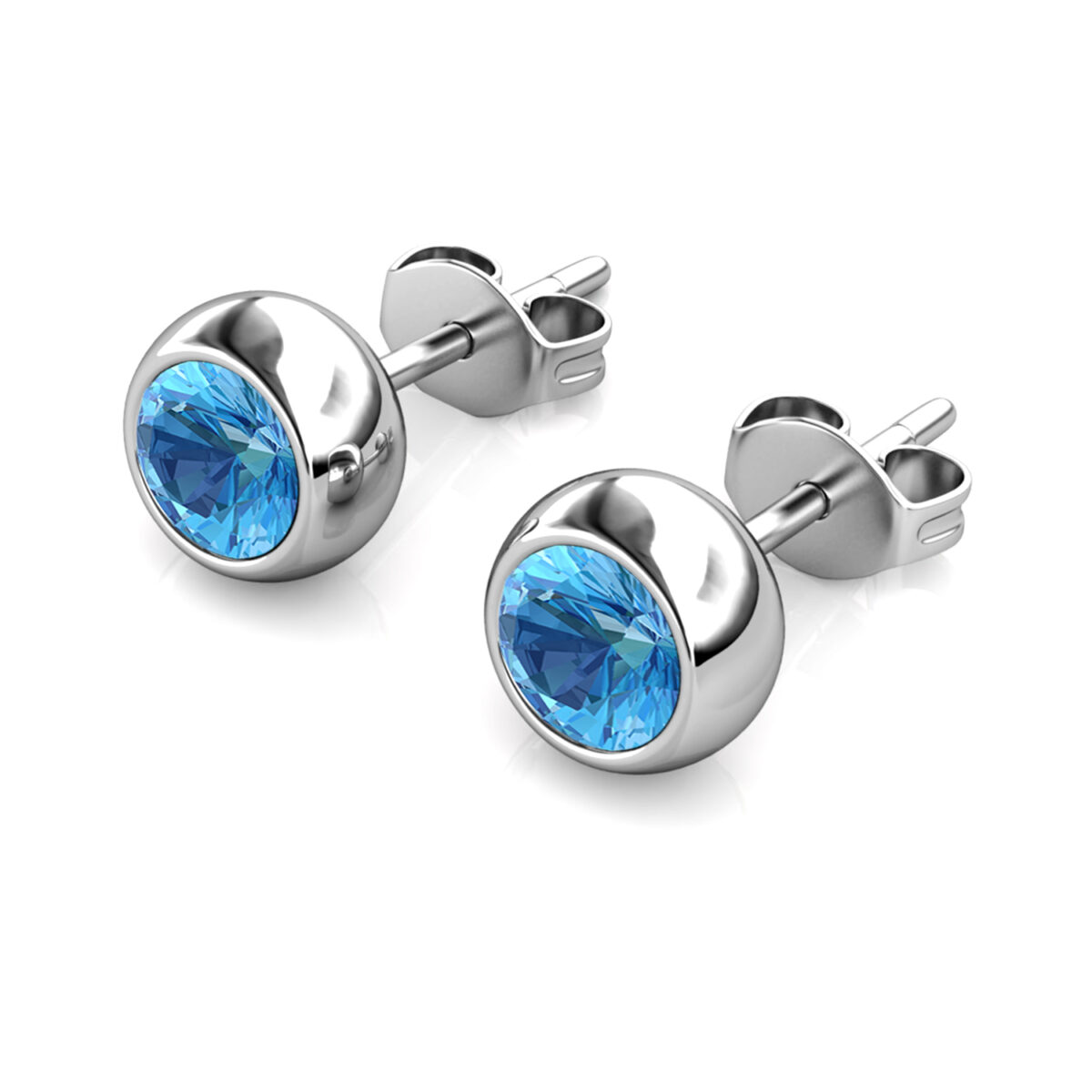 Minimalista 18K aranyozott ékszerszett Swarovski® kristályokkal díszítve - Világos kék - EkszerWebshop.hu Minimalista 18K aranyozott ékszerszett Swarovski® kristályokkal díszítve - Világos kék - EkszerWebshop.hu