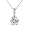 Kerek 18K aranyozott ékszerszett Swarovski® kristályokkal díszítve - Fehérarany színben - EkszerWebshop.hu