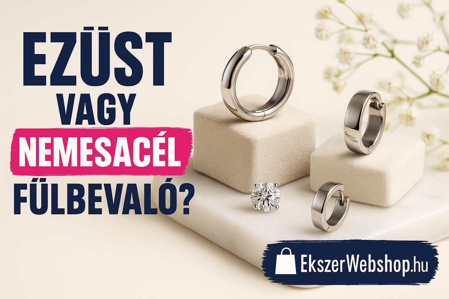 Ezüst vagy nemesacél fülbevaló? - Ekszerwebshop.hu Ezüst vagy nemesacél fülbevaló?- EkszerWebshop.hu