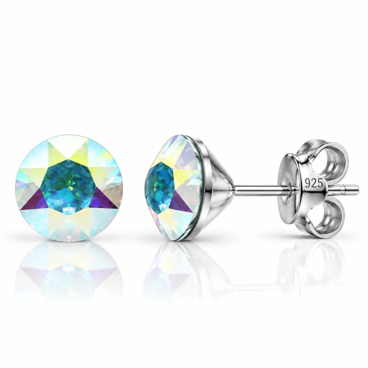 1088 - Ezüst fülbevaló - Swarovski kristályos - EkszerWebshop.hu - Crystal AB 1088 - Ezüst fülbevaló - Swarovski kristályos - EkszerWebshop.hu - Crystal AB