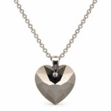 14 mm Silver Night Swarovski kristályos ezüst nyaklánc - Silver Night - EkszerWebshop.hu - hátulról