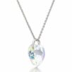 14 mm Swarovski kristályos ezüst nyaklánc - Crystal AB - EkszerWebshop.hu