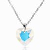 14 mm Swarovski kristályos ezüst nyaklánc - Crystal AB - EkszerWebshop.hu