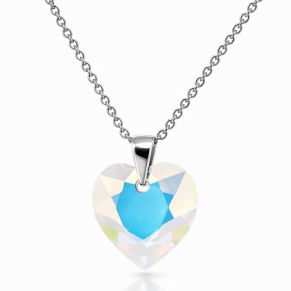 Swarovski ékszerek | Ékszershop - Ekszerwebshop.hu 14 mm Swarovski kristályos ezüst nyaklánc - Crystal AB - EkszerWebshop.hu
