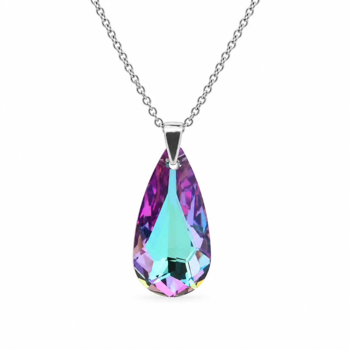 6100 - Vitrail Light, lila Körte Swarovski kristályos ezüst nyaklánc - EkszerWebshop.hu - fő 6100 - Vitrail Light, lila Körte Swarovski kristályos ezüst nyaklánc - EkszerWebshop.hu - fő